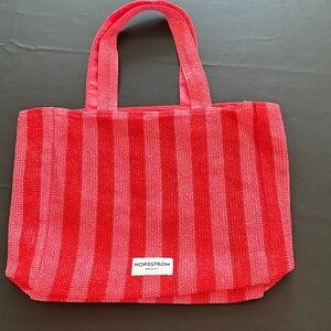Nordstrom Vibrant Red and Pink Tote Bag